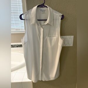 White Athleta Urbanite Sleeveless Top